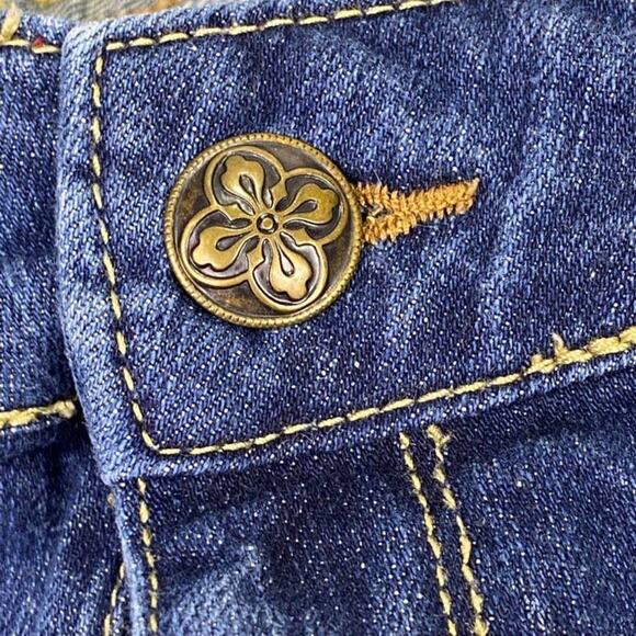 Lane Bryant Distinctly Boot Cut Red Triangle Denim Jeans Plus Size 20 Petite Blu - Picture 5 of 11